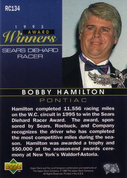 1996 Upper Deck Road to the Cup #RC134 Bobby Hamilton Back