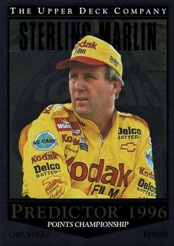 1996 Upper Deck Road to the Cup - Predictors: Points Championship #PP2 Sterling Marlin Front