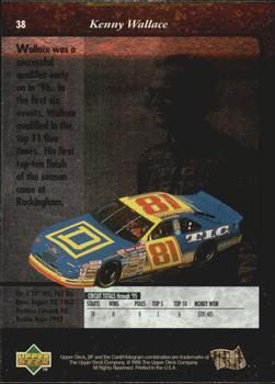 1996 SP #38 Kenny Wallace Back