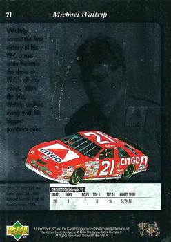 1996 SP #21 Michael Waltrip Back