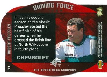 1996 SP - Driving Force #DF4 Robert Pressley Back