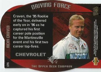 1996 SP - Driving Force #DF6 Ricky Craven Back