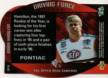 1996 SP - Driving Force #DF10 Bobby Hamilton Back