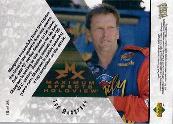 1996 SP - Holoview Maximum Effects #16 Ted Musgrave Back