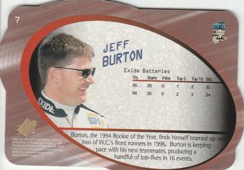 1996 SPx #7 Jeff Burton Back