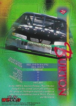 1996 Wheels Crown Jewels Elite #24 Ward Burton Back