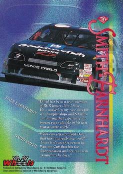 1996 Wheels Crown Jewels Elite #56 David Smith / Dale Earnhardt Back