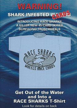 1996 Wheels Crown Jewels Elite #NNO Race Shark T-Shirt Redemption Front