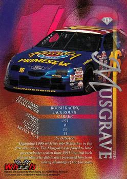 1996 Wheels Crown Jewels Elite - Diamond Redemption Prize #11 Ted Musgrave Back