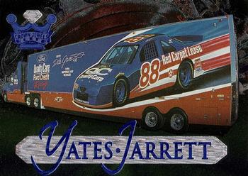 1996 Wheels Crown Jewels Elite - Diamond Redemption Prize #62 Dale Jarrett's Trans. Front