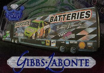 1996 Wheels Crown Jewels Elite - Diamond Redemption Prize #64 Bobby Labonte's Trans. Front