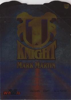 1996 Wheels Knight Quest Armor - First Knights #FK4 Mark Martin Back