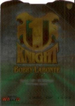 1996 Wheels Knight Quest Armor - First Knights #FK5 Bobby Labonte Back