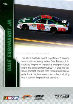 2012 Press Pass #75 Dale Earnhardt Jr. Back