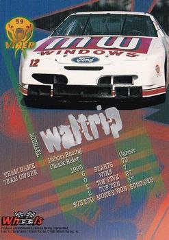 1996 Wheels Viper #59 Michael Waltrip Back