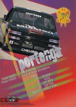 1996 Wheels Viper #71 Steve Portenga Back