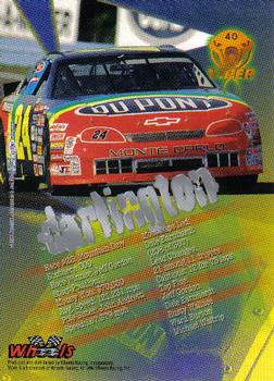 1996 Wheels Viper #40 Jeff Gordon Back
