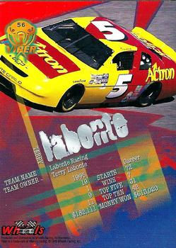 1996 Wheels Viper #56 Terry Labonte Back