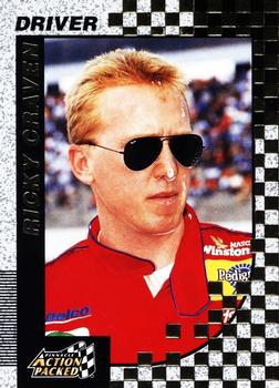 1997 Action Packed #25 Ricky Craven Front