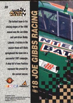 1997 Action Packed #39 Bobby Labonte's Car Back