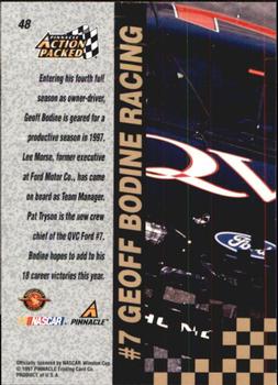 1997 Action Packed #48 Geoff Bodine's Car Back