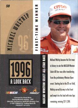 1997 Action Packed #59 Michael Waltrip Back