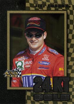1997 Action Packed - 24kt. Gold #3 Jeff Gordon Front