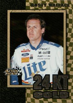 1997 Action Packed - 24kt. Gold #1 Rusty Wallace Front