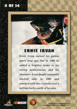 1997 Action Packed - 24kt. Gold #4 Ernie Irvan Back