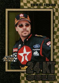 1997 Action Packed - 24kt. Gold #4 Ernie Irvan Front