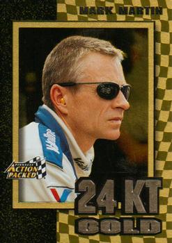 1997 Action Packed - 24kt. Gold #11 Mark Martin Front