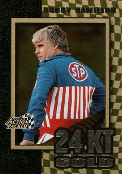 1997 Action Packed - 24kt. Gold #12 Bobby Hamilton Front