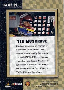 1997 Action Packed - 24kt. Gold #13 Ted Musgrave Back