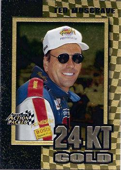 1997 Action Packed - 24kt. Gold #13 Ted Musgrave Front