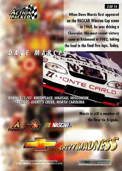 1997 Action Packed - Chevy Madness #3 Dave Marcis' Car Back