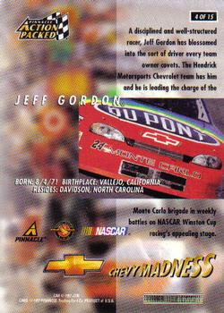 1997 Action Packed - Chevy Madness #4 Jeff Gordon's Car Back