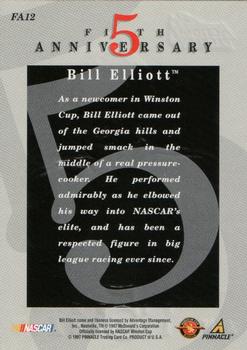 1997 Action Packed - Fifth Anniversary #FA12 Bill Elliott Back
