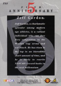 1997 Action Packed - Fifth Anniversary #FA8 Jeff Gordon Back