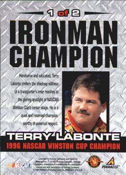 1997 Action Packed - Ironman Champion #1 Terry Labonte Back
