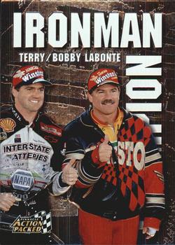 1997 Action Packed - Ironman Champion #2 Terry Labonte/Bobby Labonte Front