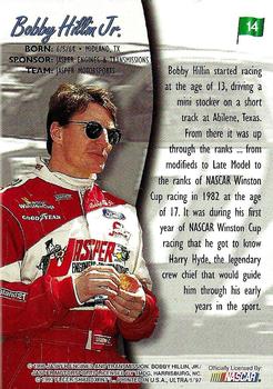 1997 Ultra #14 Bobby Hillin Jr. Back