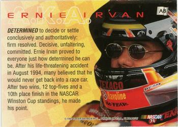 1997 Ultra - AKA #A8 Ernie Irvan Back
