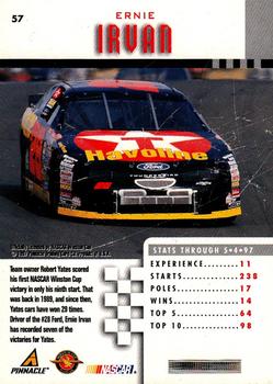 1997 Pinnacle #57 Robert Yates Racing Back