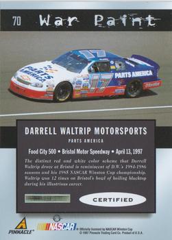 1997 Pinnacle Certified #70 Darrell Waltrip's Car Back