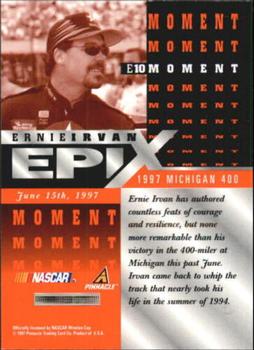 1997 Pinnacle Certified - Epix #E10 Ernie Irvan Back