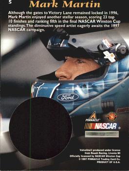 1997 Pinnacle Mint Collection #5 Mark Martin Back