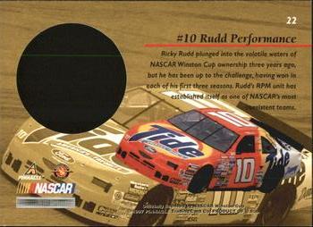 1997 Pinnacle Mint Collection #22 Ricky Rudd's Car Back