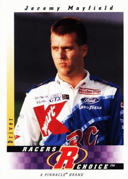 1997 Pinnacle Racer's Choice #13 Jeremy Mayfield Front