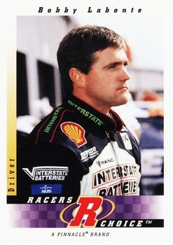 1997 Pinnacle Racer's Choice #18 Bobby Labonte Front
