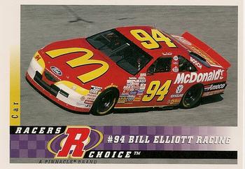 1997 Pinnacle Racer's Choice #69 Bill Elliott's Car Front